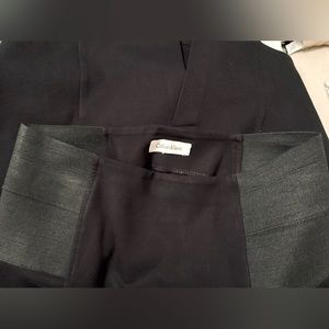 Calvin Klein black mini skirt